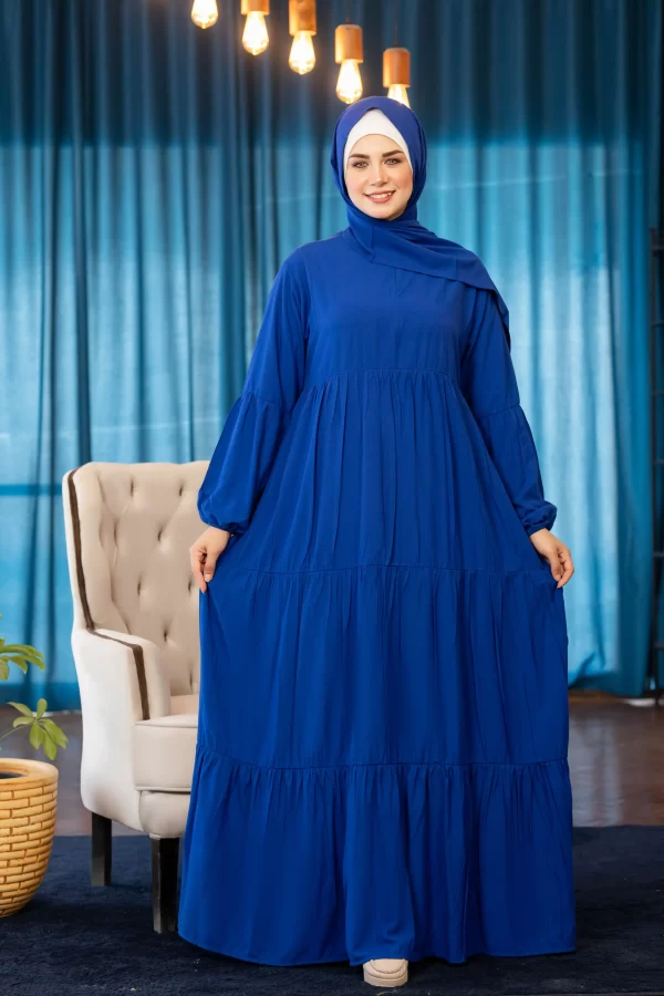 ⁦فستان فسكوز - موديل مكة⁩ - الصورة ⁦5⁩