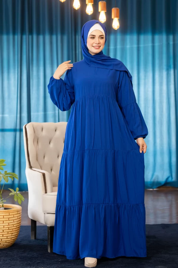⁦فستان فسكوز - موديل مكة⁩ - الصورة ⁦3⁩