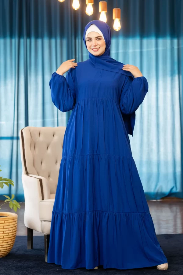 ⁦فستان فسكوز - موديل مكة⁩ - الصورة ⁦2⁩